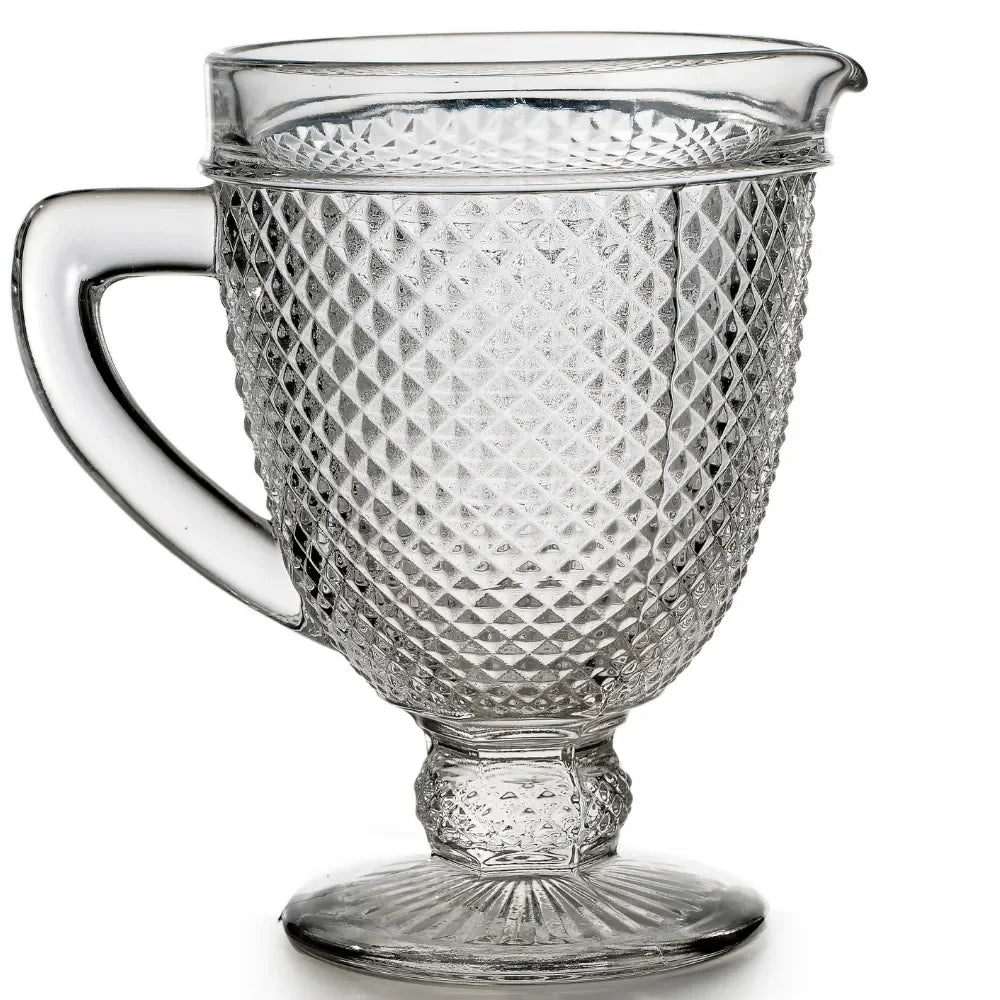 Bicos Incolor Glass Pitcher - The Mayfair Hall
