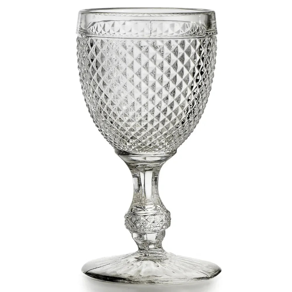 Bicos Incolor Glass Water Goblet (Set of 4) - The Mayfair Hall