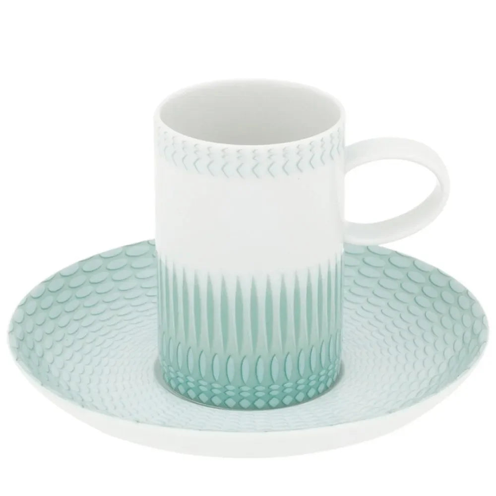 Venezia Porcelain Coffee Cup & Saucer (Set of 4) - The Mayfair Hall