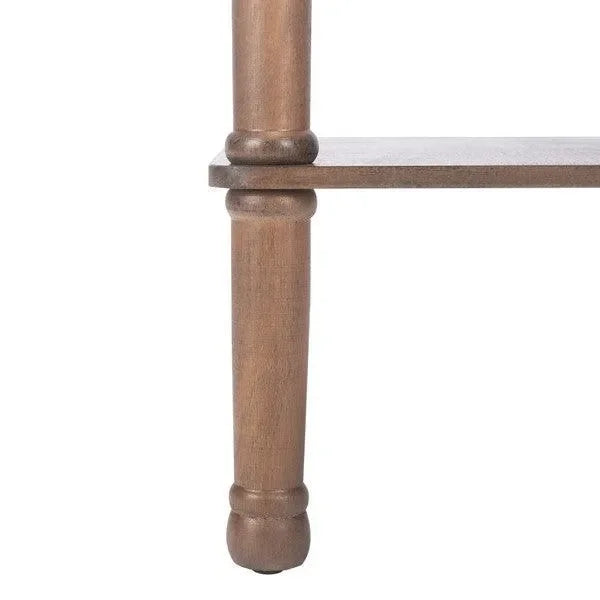 Tinsley Wood Accent Table in Brown - The Mayfair Hall
