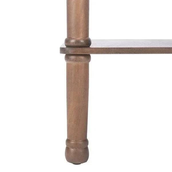 Tinsley Wood Accent Table in Brown - The Mayfair Hall