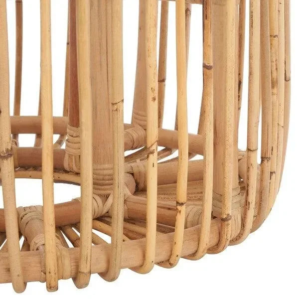 Jabez Rattan Accent Table in Natural - The Mayfair Hall