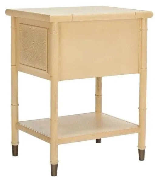 Ahab Bayur Wood Accent Table in Light Blonde - The Mayfair Hall