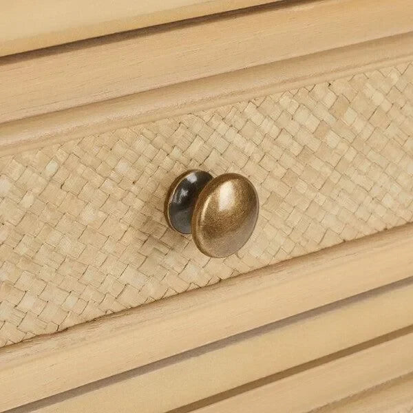 Ahab Bayur Wood Accent Table in Light Blonde - The Mayfair Hall