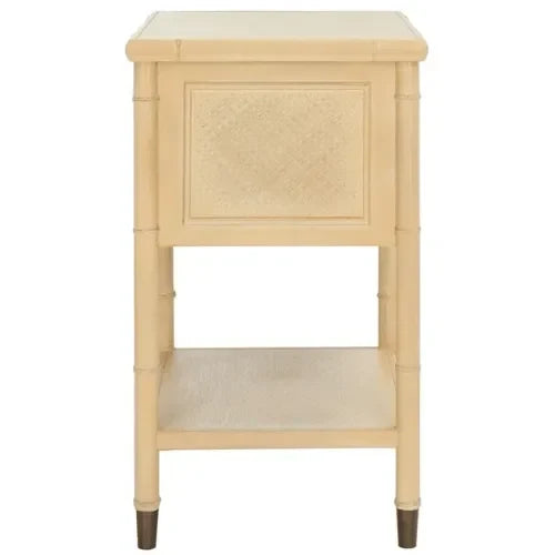 Ahab Bayur Wood Accent Table in Light Blonde - The Mayfair Hall