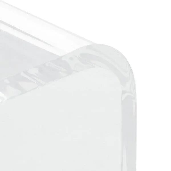 Upton Acrylic Side Table in Clear - The Mayfair Hall