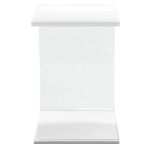 Upton Acrylic Side Table in Clear - The Mayfair Hall
