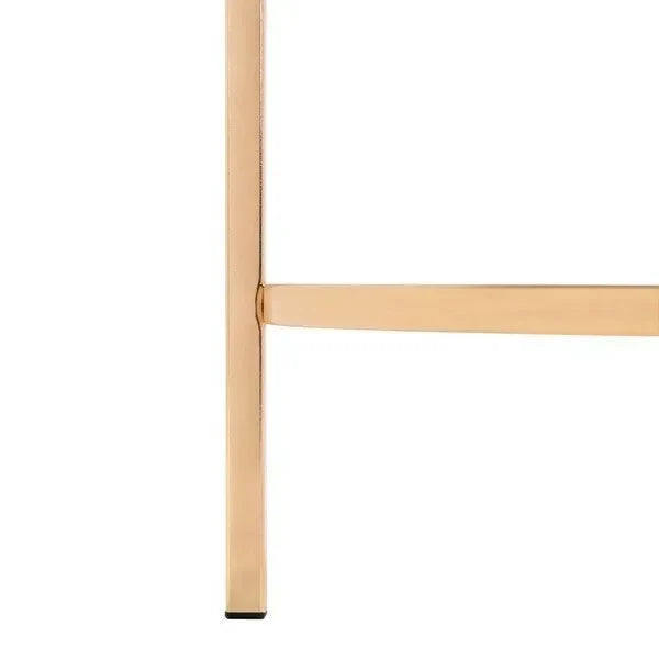 Kolby Iron Side Table in Gold Frame - The Mayfair Hall