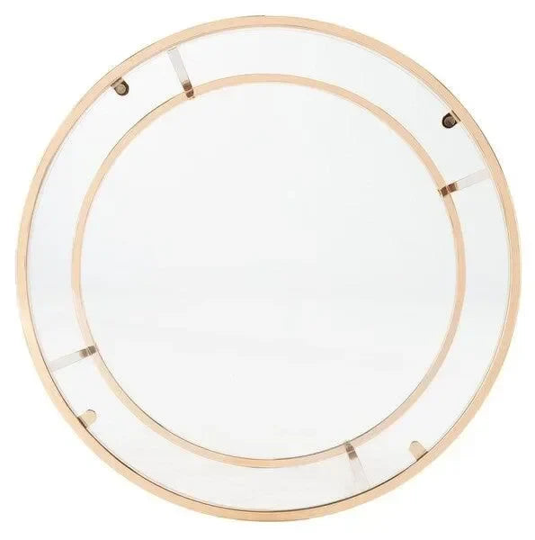 Kolby Iron Side Table in Gold Frame - The Mayfair Hall