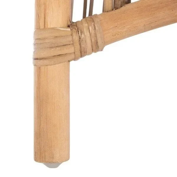 Erika Rattan Accent Chair in Gray White Wash with Cushion (Set of 2) - The Mayfair Hall