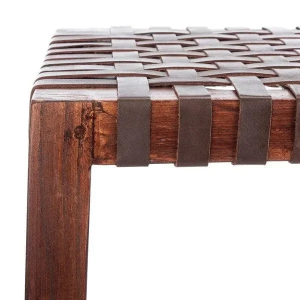 Capri Sungkai Wood Counter Stool in Brown - The Mayfair Hall