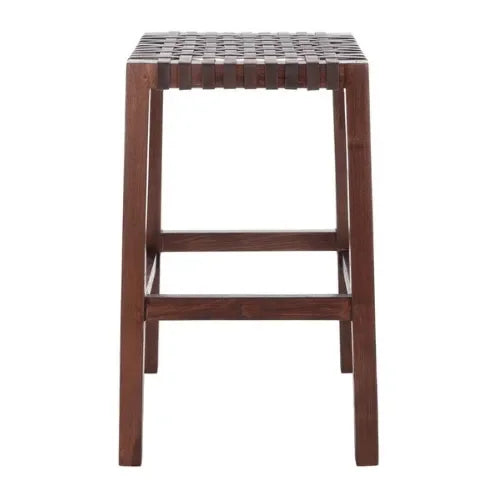 Capri Sungkai Wood Counter Stool in Brown - The Mayfair Hall