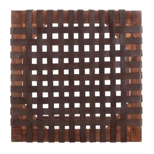 Capri Sungkai Wood Counter Stool in Brown - The Mayfair Hall