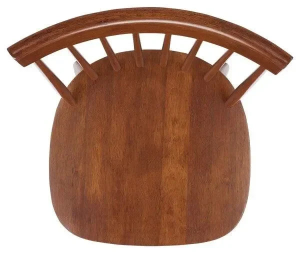 Providence Rubberwood Counter Stool in Walnut (Set of 2) - The Mayfair Hall