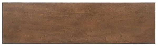 Landers Wood Console Table in Brown with 3 Drawers - The Mayfair Hall