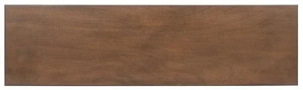 Landers Wood Console Table in Brown with 3 Drawers - The Mayfair Hall