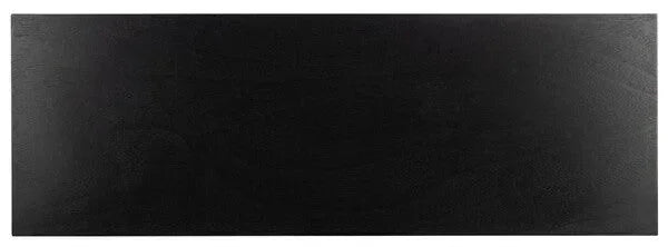 Aliyah Wood Console Table in Black with 2 Drawer - The Mayfair Hall