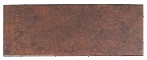 Safavieh Tudor Brown-Gold Chinoiserie Bamboo Console Table