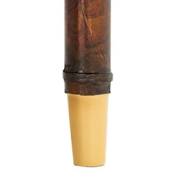 Tudor Wood Console Table in Dark Brown with 2 Shelves - The Mayfair Hall