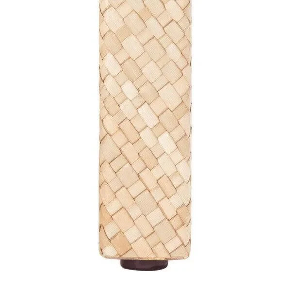 Apis Raffia Wood Console Table in Light Natural with 2 Drawers - The Mayfair Hall