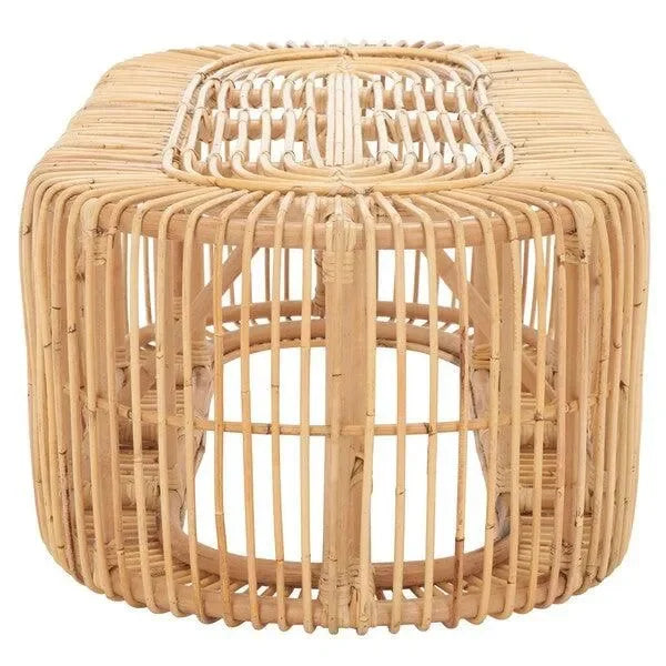 Jabez Rattan Coffee Table in Natural - The Mayfair Hall