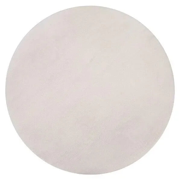 Alecto Wood Coffee Table in White Wash with a Cinched Hourglass Design - The Mayfair Hall