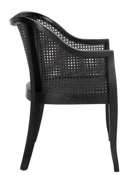 Maika Wood Dining Chair in Black - The Mayfair Hall