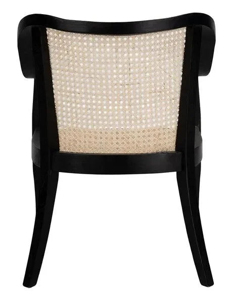 Safavieh Maika Cane Black Exquisite Dining Chair