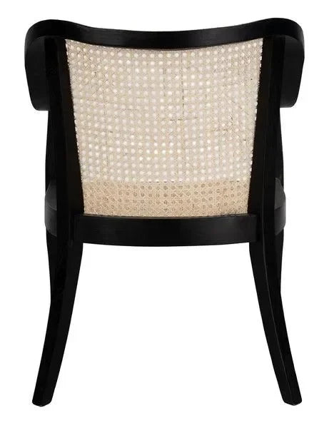 Safavieh Maika Cane Black Exquisite Dining Chair
