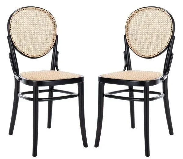Safavieh Sonia Cane Black Dining Chair (Set of 2)