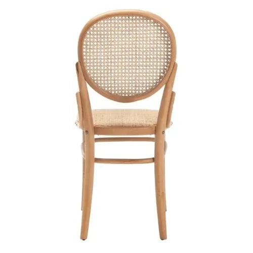 Sonia Cane Dining Chair in Natural with Oval Back - The Mayfair Hall