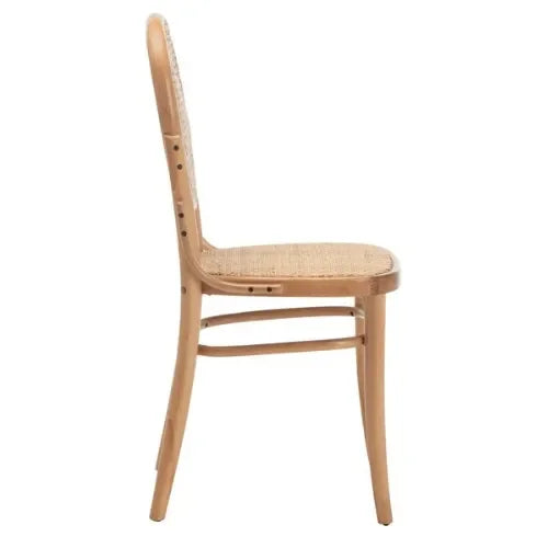 Sonia Cane Dining Chair in Natural with Oval Back - The Mayfair Hall
