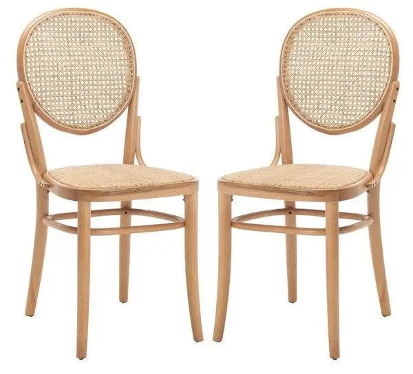 Sonia Cane Dining Chair in Natural with Oval Back - The Mayfair Hall