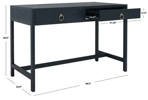 Safavieh Esther Navy Contemporary Desk