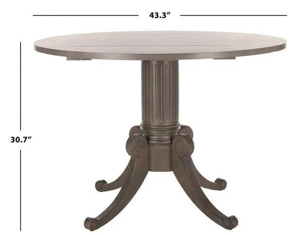 Forest Wood Dining Table in Gray Wash - The Mayfair Hall