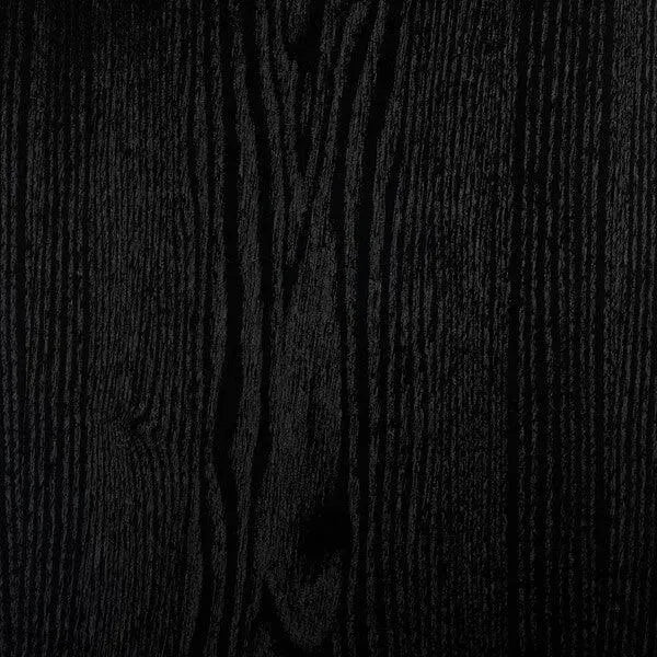 Danez Wood Cane Dining Table in Black and Light Natural - The Mayfair Hall