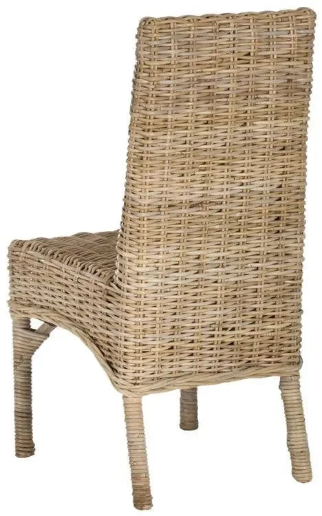 Beacon Woven Rattan Dining Chair in Natural - The Mayfair Hall