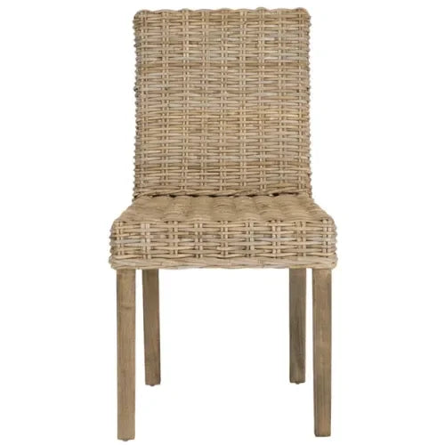 Grove Rattan Dining Chair in Natural - The Mayfair Hall