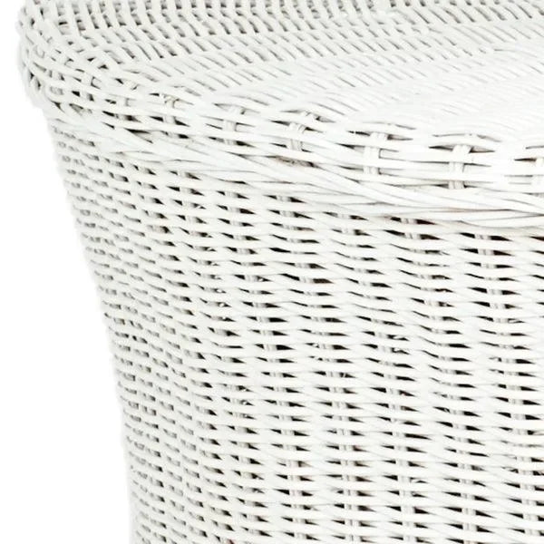 Ruxton Rattan Coffee Table in White - The Mayfair Hall