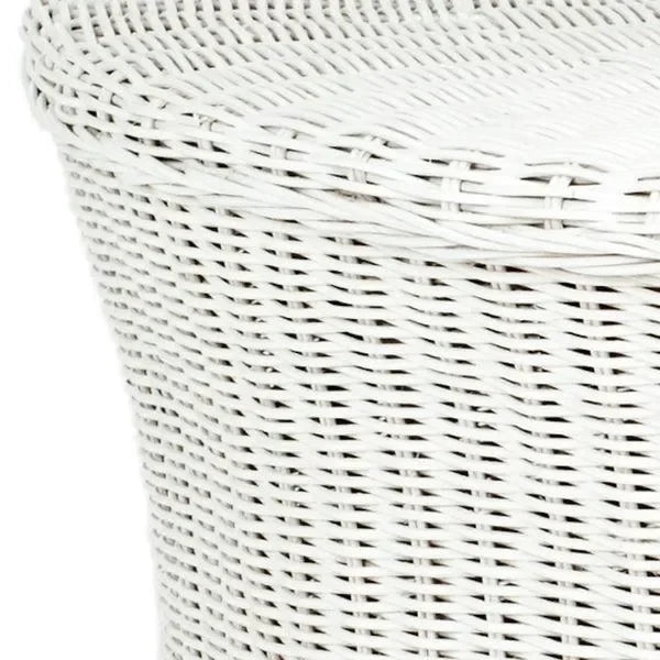 Ruxton Rattan Coffee Table in White - The Mayfair Hall