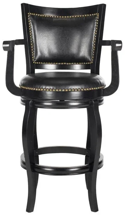 Safavieh Gitano Black Swivel Bar Stool