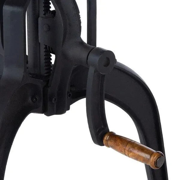 Nesta Iron Crank Table in Black and Copper - The Mayfair Hall