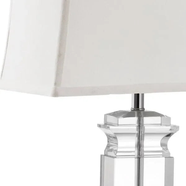 Olympia Crystal Table Lamp in Off-white (Set of 2) - The Mayfair Hall