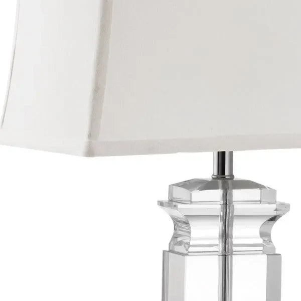 Olympia Crystal Table Lamp in Off-white (Set of 2) - The Mayfair Hall