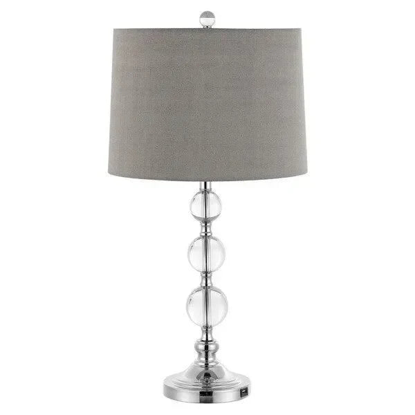 Keeva Crystal Ball Table Lamp in Clear (Set of 2) - The Mayfair Hall