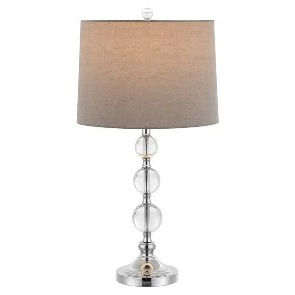 Keeva Crystal Ball Table Lamp in Clear (Set of 2) - The Mayfair Hall