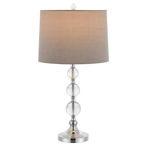Keeva Crystal Ball Table Lamp in Clear (Set of 2) - The Mayfair Hall