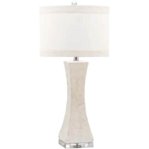 Shelley Shell Table Lamp in White (Set of 2) - The Mayfair Hall