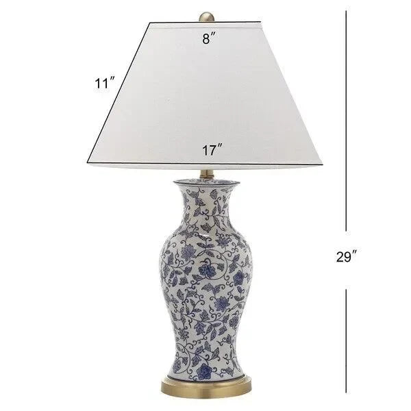 Safavieh Beijing Chinoiserie Floral Urn Table Lamp (Set of 2)