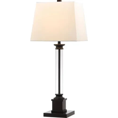Davis Acrylic Table Lamp in Black and White (Set of 2) - The Mayfair Hall